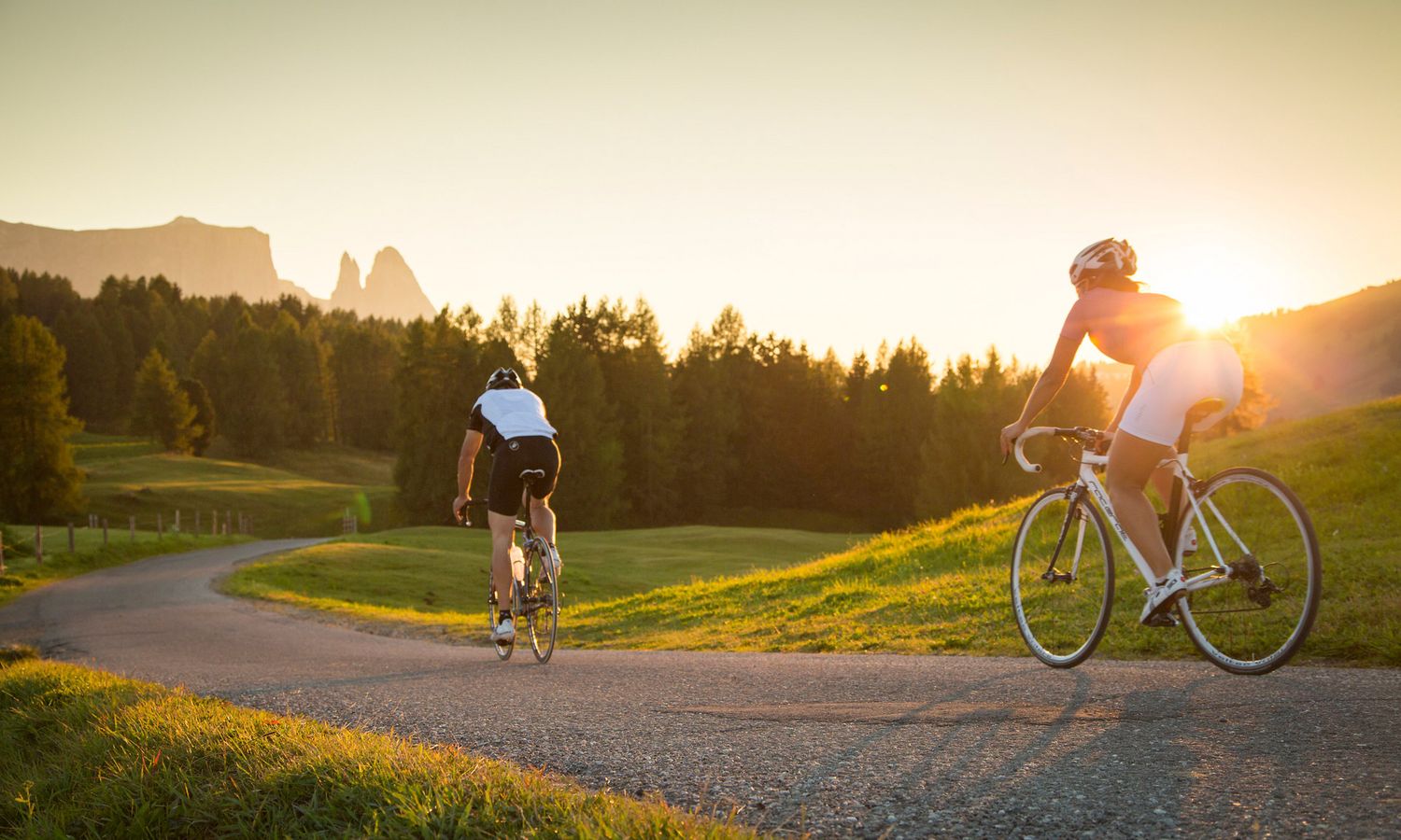 Rennradfahren in den Dolomiten