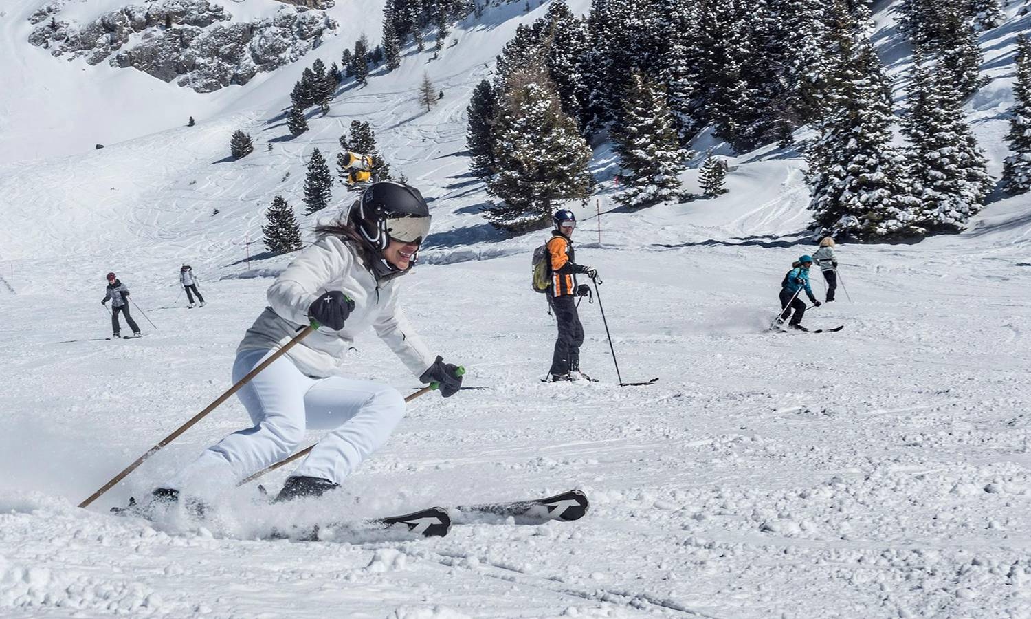 Ein Traum für Pistenflitzer - Skifahren in Obereggen, Südtirol. 