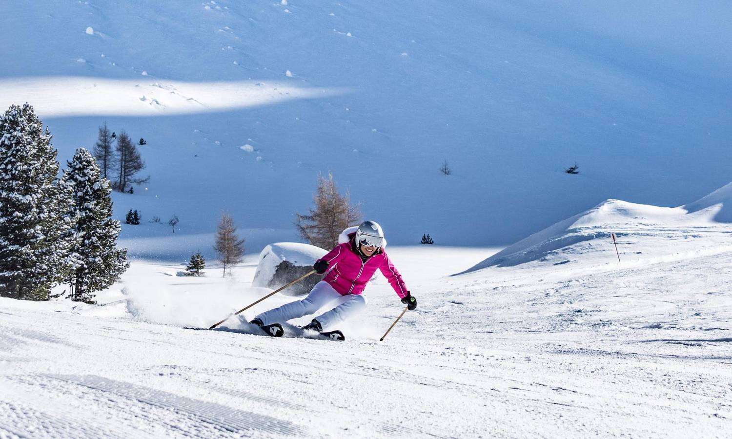 Ein Traum für Pistenflitzer - Skifahren in Obereggen, Südtirol. 