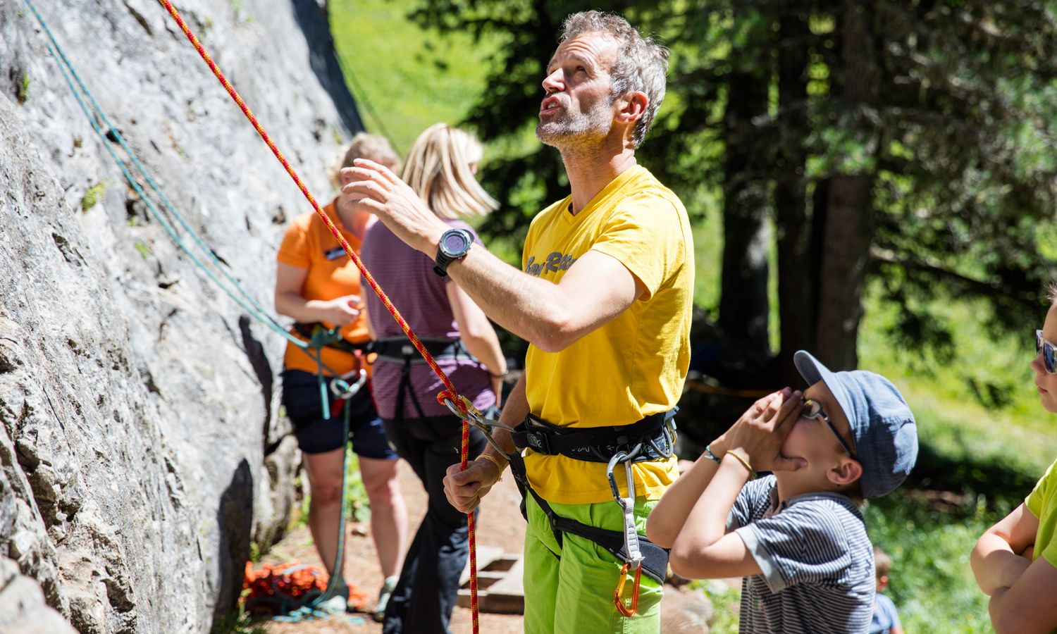 Ihre Profis für unvergessliches Kinderklettern in den Dolomiten