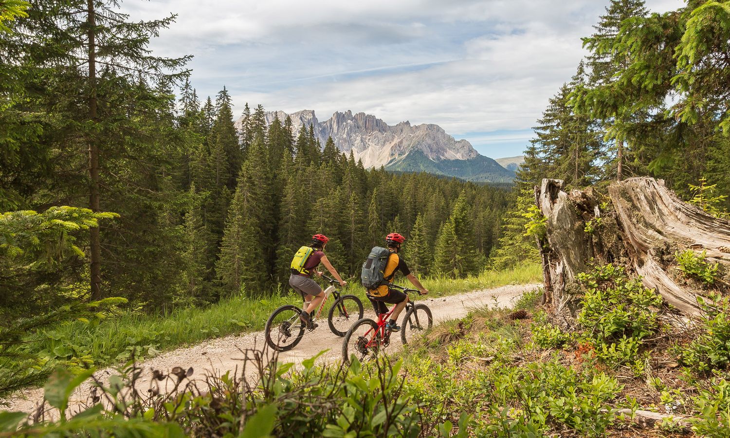 Einfach traumhaft - Mountainbiken in den Dolomiten