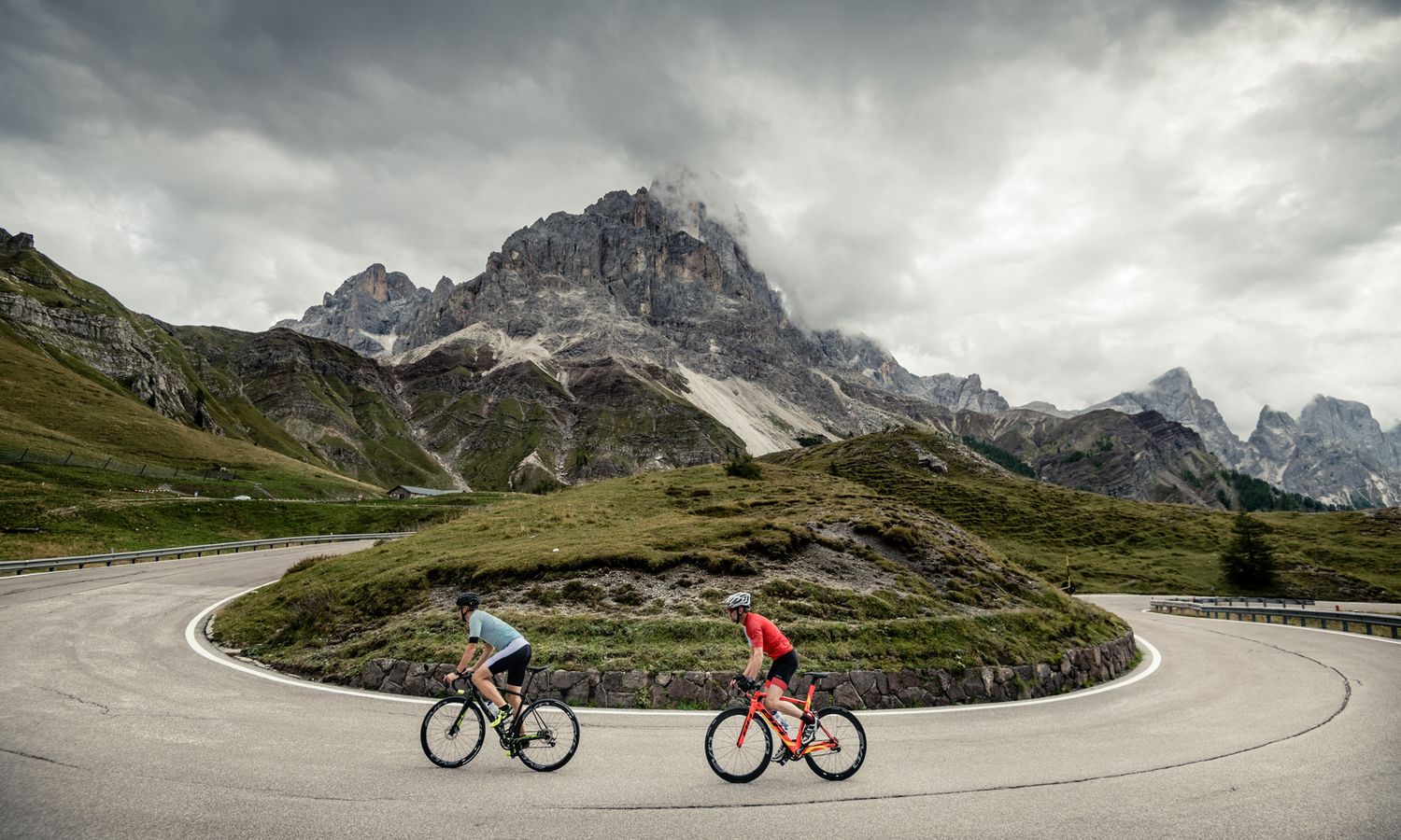 Rennradfahren in den Dolomiten