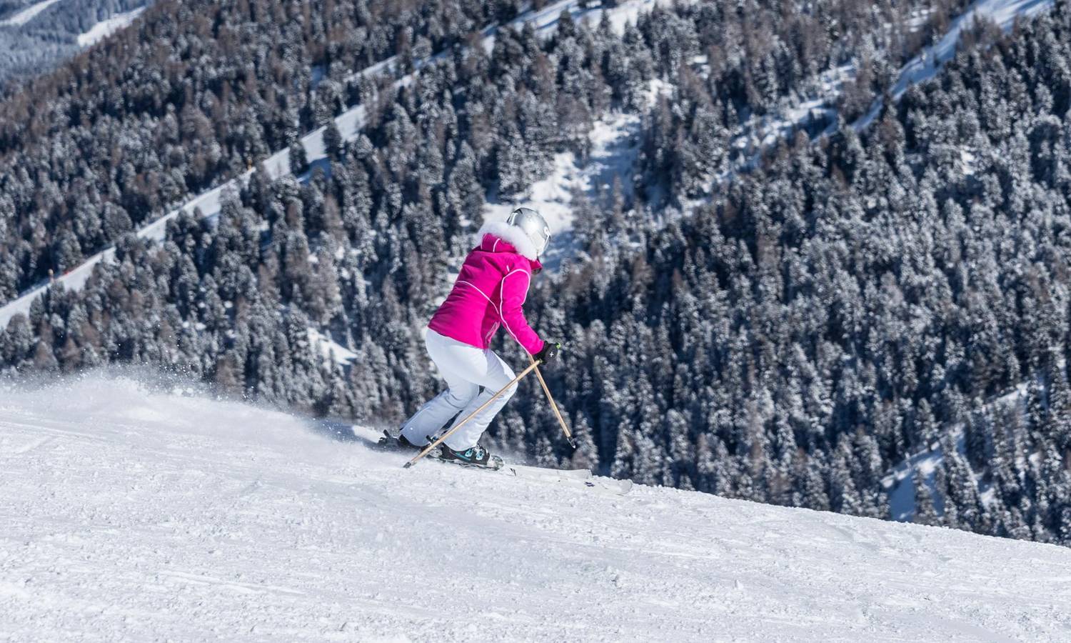 Ein Traum für Pistenflitzer - Skifahren in Obereggen, Südtirol. 