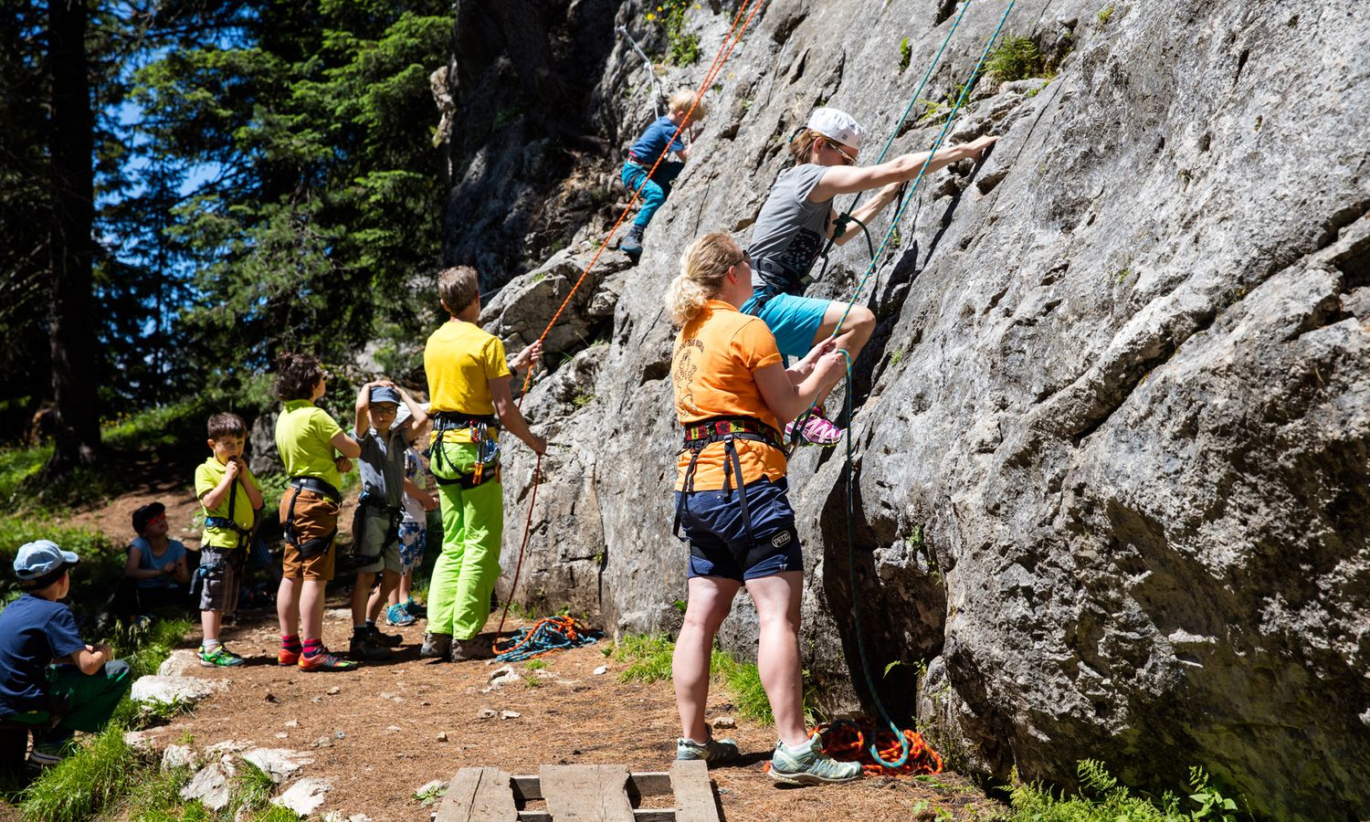 Ihre Profis für unvergessliches Kinderklettern in den Dolomiten